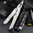HX Outdoors IGNITE GQ-22A silver 420 stainless steel handle view