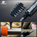 HX Outdoors Eaglite GQ-25 screwdriver bit set and bit driver detail