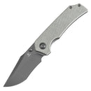 Tenable Fermi T1122A4 – 3.11" Gray TiCN-Coated 14C28N Blade, Green Micarta Handle with Liner Lock