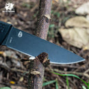 HX OUTDOORS Gorge Walker D-286H – 3.8" 7Cr17MoV Fixed Blade Knife with Black TPR Handle