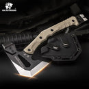 HX OUTDOORS GUARDIANS FT-02 – 13" 420 Bushcraft Hatchet with TAN G10 Handle
