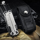 HX OUTDOORS HAWKX GQ-26 – 6.3" Multi-Tool with 7Cr17 Blade, Silver 3Cr13 Handle & 15 Functions