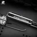 HX OUTDOORS HAWKX GQ-26 – 6.3" Multi-Tool with 7Cr17 Blade, Silver 3Cr13 Handle & 15 Functions