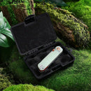 HX OUTDOORS HYLA ZD-120S – 2.91" 14C28N Button Lock Pocket Knife with Natural Green G10 Handle