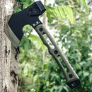 HX OUTDOORS MINI IRONSIDE FT-15mini – 10.24" 420 Hatchet with Green G10 Handle
