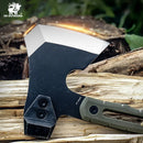 HX OUTDOORS MINI IRONSIDE FT-15mini – 10.24" 420 Hatchet with Green G10 Handle