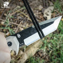 HX OUTDOORS SNIPERS D-183 – 3.86" 7Cr17 Fixed Blade Knife with TAN G10 Handle & Kydex Sheath