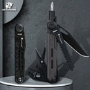 HX OUTDOORS SWIFTTRAIL GQ-28B – 6.89" Multi-Tool with 7Cr17 Blade, 2Cr13 Handle & 8 Functions