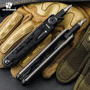 HX OUTDOORS SWIFTTRAIL GQ-28B – 6.89" Multi-Tool with 7Cr17 Blade, 2Cr13 Handle & 8 Functions