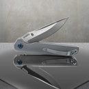 HX OUTDOORS VULCAN ZD-117S – 3.1" D2 Titanium Liner Lock Pocket Knife