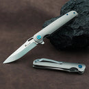 HX OUTDOORS VULCAN ZD-117S – 3.1" D2 Titanium Liner Lock Pocket Knife