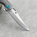 HX OUTDOORS VULCAN ZD-117S – 3.1" D2 Titanium Liner Lock Pocket Knife