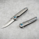HX OUTDOORS VULCAN ZD-117S – 3.1" D2 Titanium Liner Lock Pocket Knife
