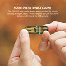 Olight i18 Brass USB-C Rechargeable EDC Keychain Flashlight