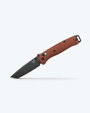 Benchmade Bailout 537BK-07 AXIS Folding Knife 3.38" DLC Battlewash Tanto Burnt Copper Aluminum Handles