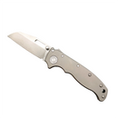Demko Knives AD20.5 20CV Sharksfoot Blade with Smooth Titanium Handle