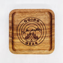 Going Gear 5x5 Acacia Wooden EDC Tray