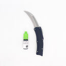 Heretic Knives ROC 3.2" Stonewash Magnacut Black Aluminum Handle