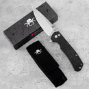 Klaken J285 Stone Fang J285-BlackMicarta closed view