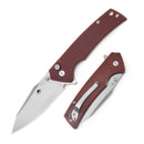 Klaken J313 Riven J313-D2-BrownG10 brown G10 handle with stonewashed D2 drop point blade