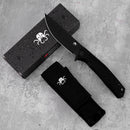 Klaken J336 The Flint J336-BlackG10-BlackBlade with nylon pouch and packaging