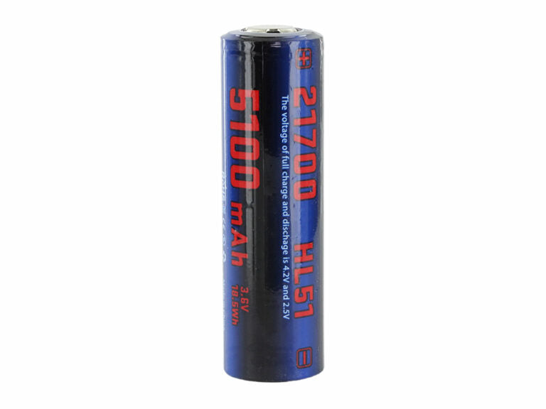 JETBeam HL51 21700 5100mAh 3.6V Unprotected Lithium Ion Button Top Battery