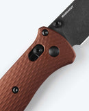 Benchmade Bailout 537BK-07 AXIS Folding Knife 3.38" DLC Battlewash Tanto Burnt Copper Aluminum Handles