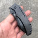 Kansept Pelican K1018A4 open position showing CPM S35VN drop point blade
