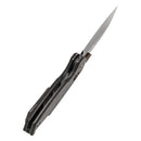 Kansept Model 6 K1022V1 black shred carbon fiber handle scales