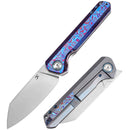 Kansept Bulldozer K1028A3 front view – 3.56" compound CPM-20CV drop point folding knife