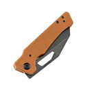 Kansept Egress K1033A2 blade detail – black stonewashed CPM-S35VN reverse tanto