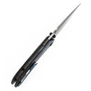 Kansept Fenrir K1034D2 blackwash titanium Lightning Strike handle scales