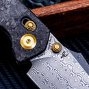 Kansept Fenrir K1034V1 shred carbon fiber handle scales