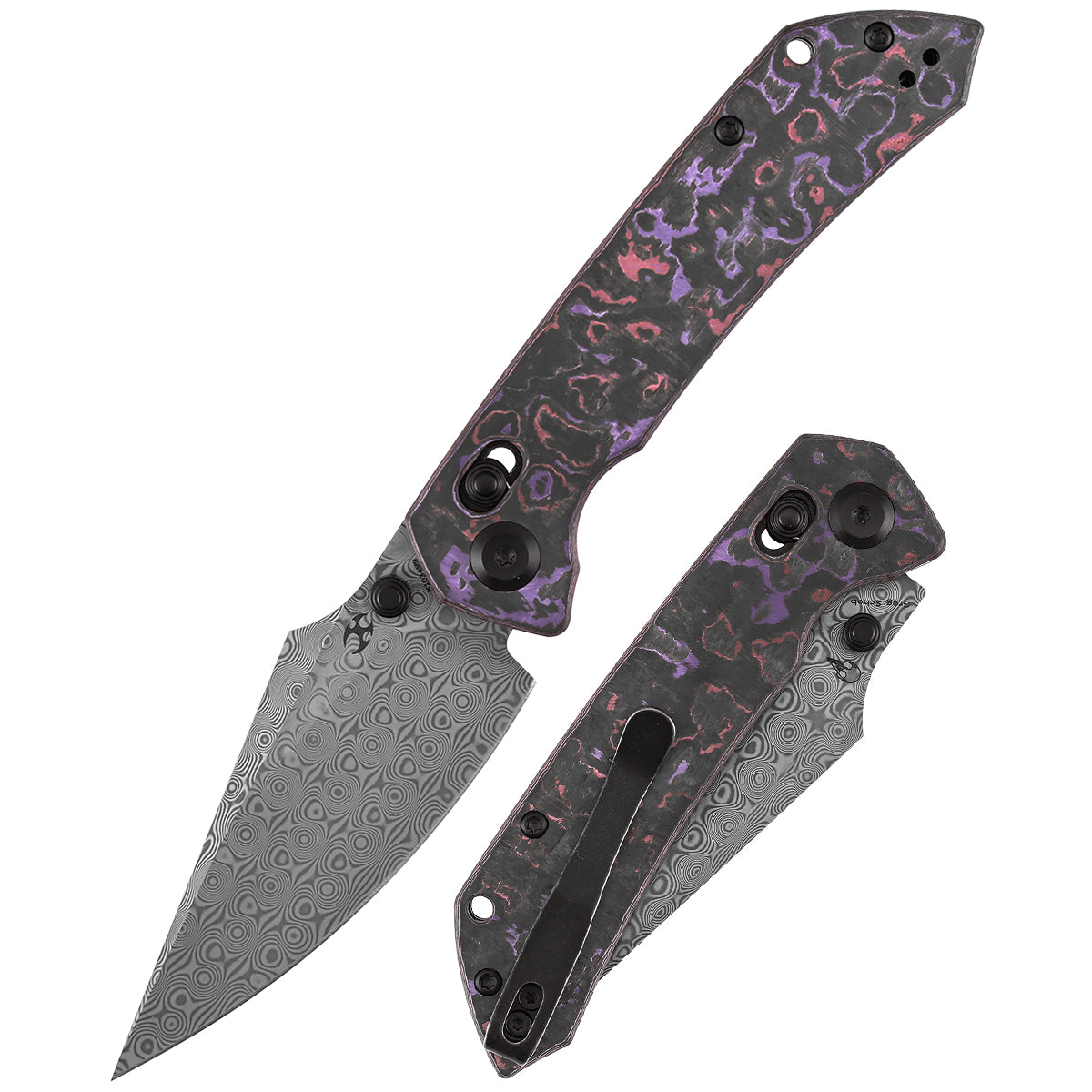 Kansept Fenrir K1034V9 – 3.48″ Damascus Harpoon