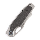 Kansept Tuckamore K1052A1 blade detail – satin CPM 20CV sheepfoot