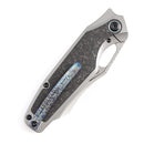 Kansept Tuckamore K1052A1 titanium and shred carbon fiber handle scales