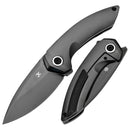 Kansept ODD 21 K1077A7 front view – 3.08" Mirror DLC CPM 20CV drop point folding knife