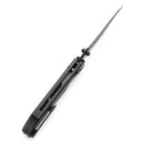 Kansept Eaglestrike K1095V2 black blackwash titanium handle scales