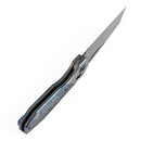 Kansept QTRO K1118VA2 blade detail – Damascus Damascus Wharncliffe