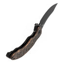 Kansept Gilgamesh K1128A4 blade detail – satin CPM S35VN trailing point
