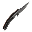 Kansept Gilgamesh K1128A4 copper carbon fiber and blackwash titanium handle scales