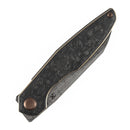 Kansept Halide K1136A6 Shred Carbon Fiber handle scales