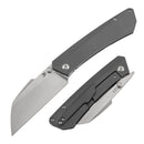 Kansept Contra K1139A1 front view – 3.25" Satin CPM S90V Sheepsfoot folding knife