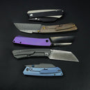 Kansept Contra K1139A1 Gray Anodized Titanium handle scales