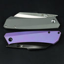 Kansept Contra K1139A1 open position showing CPM S90V Sheepsfoot blade