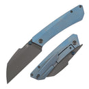 Kansept Contra K1139A3 front view – 3.25" Gray TiCn CPM S90V Sheepsfoot folding knife
