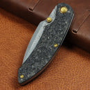 Kansept Falk K1142A1 Shred Carbon Fiber handle scales