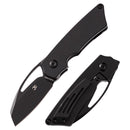 Kansept Goblin K2016A2 front view – 2.18" black coated CPM-S35VN drop point folding knife