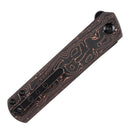Kansept Foosa K2020T3 copper carbon fiber handle scales