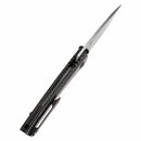 Kansept Raven K2109A5 blackwash titanium and Timascus handle scales